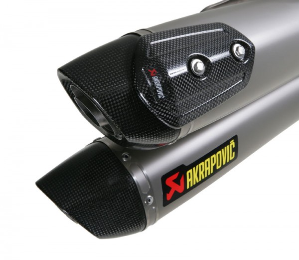 Akrapovic Auspuffdämpfer (ohne Anbaumaterial), unten