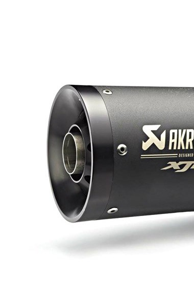 Akrapovic Endkappenset für YAMAHA XJR 1300 V4A/Titan Black Dämpfer