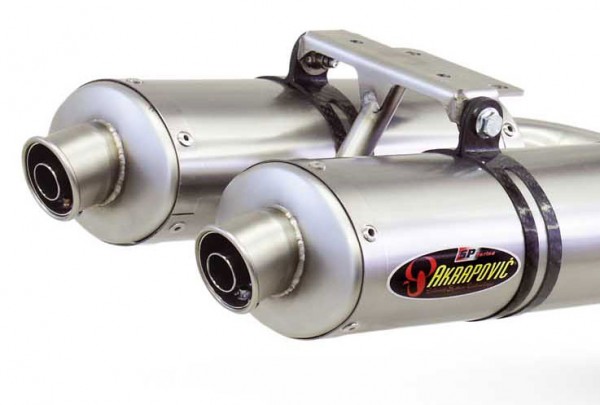 Akrapovic Auspuffdämpfer (ohne Anbaumaterial), rechte Seite