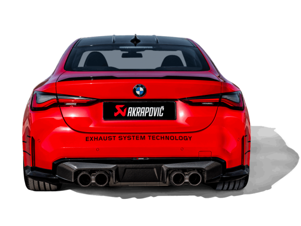 Akrapovic Carbon- Heck-Diffusor hochglanz BMW M3 (G80) / M4 (G82) (G83) - OPF/GPF
