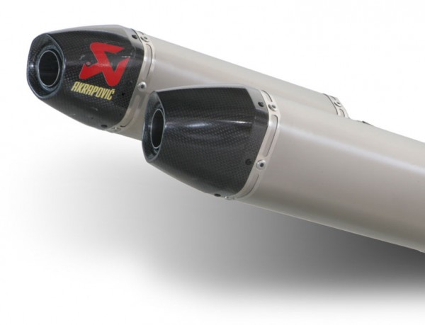 Akrapovic Auspuffdämpfer (ohne Anbaumaterial), linke Seite