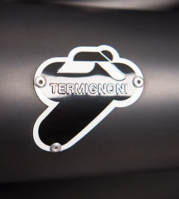 Termignoni Metallschild 60 mm (Black)