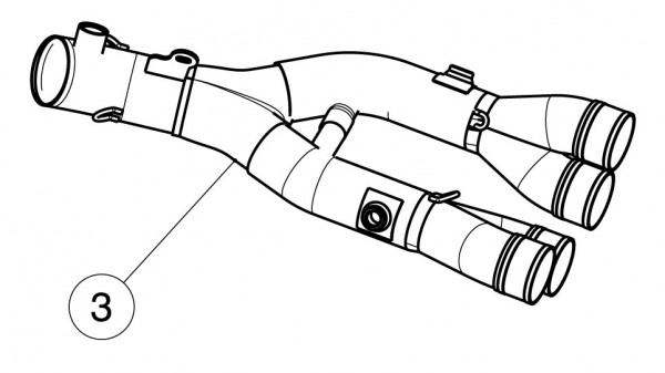 Akrapovic Sammler Evo-2- 4-2-1, Titan